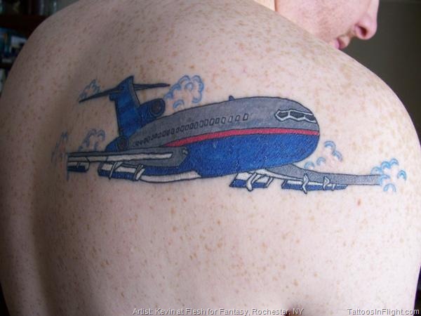 airplane tattoo